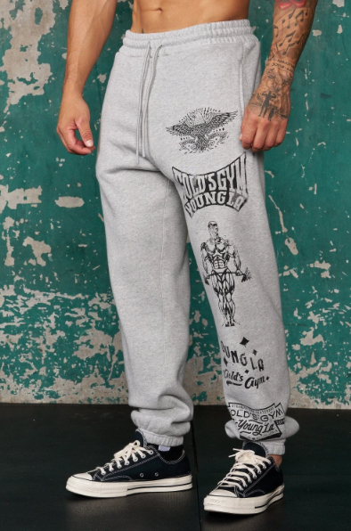 Youngla #2143 - Golds gym immortal jogger