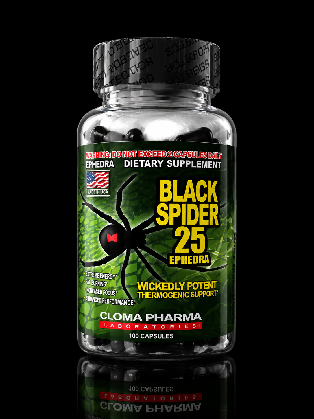 Black Spider 100 cápsulas
