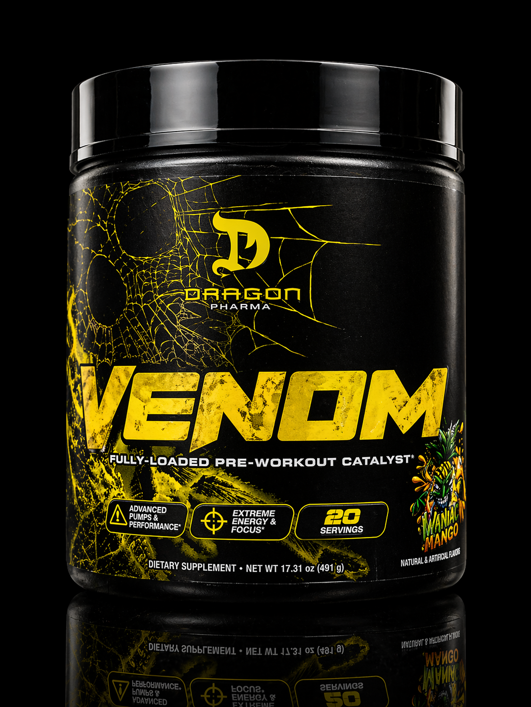 Dragon Venom Pre-Workout 20 servicios
