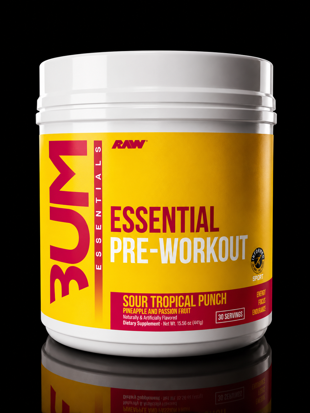 BUM Essential Pre-Workout – 30 servicios