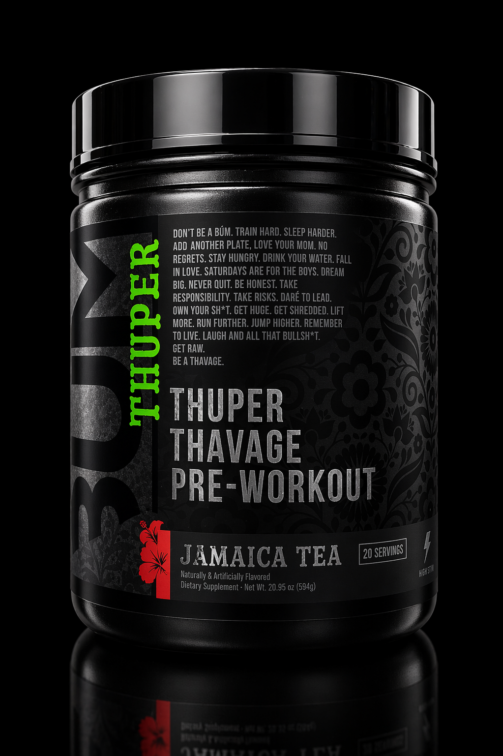 BUM Thuper Thavage Pre-Workout – 20 servicios