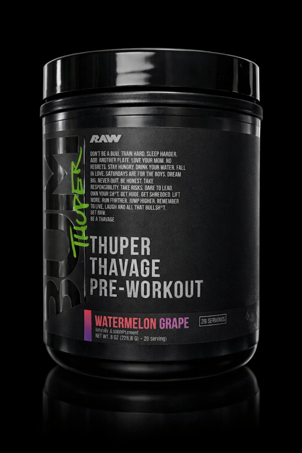 BUM Thuper Thavage Pre-Workout – 20 servicios