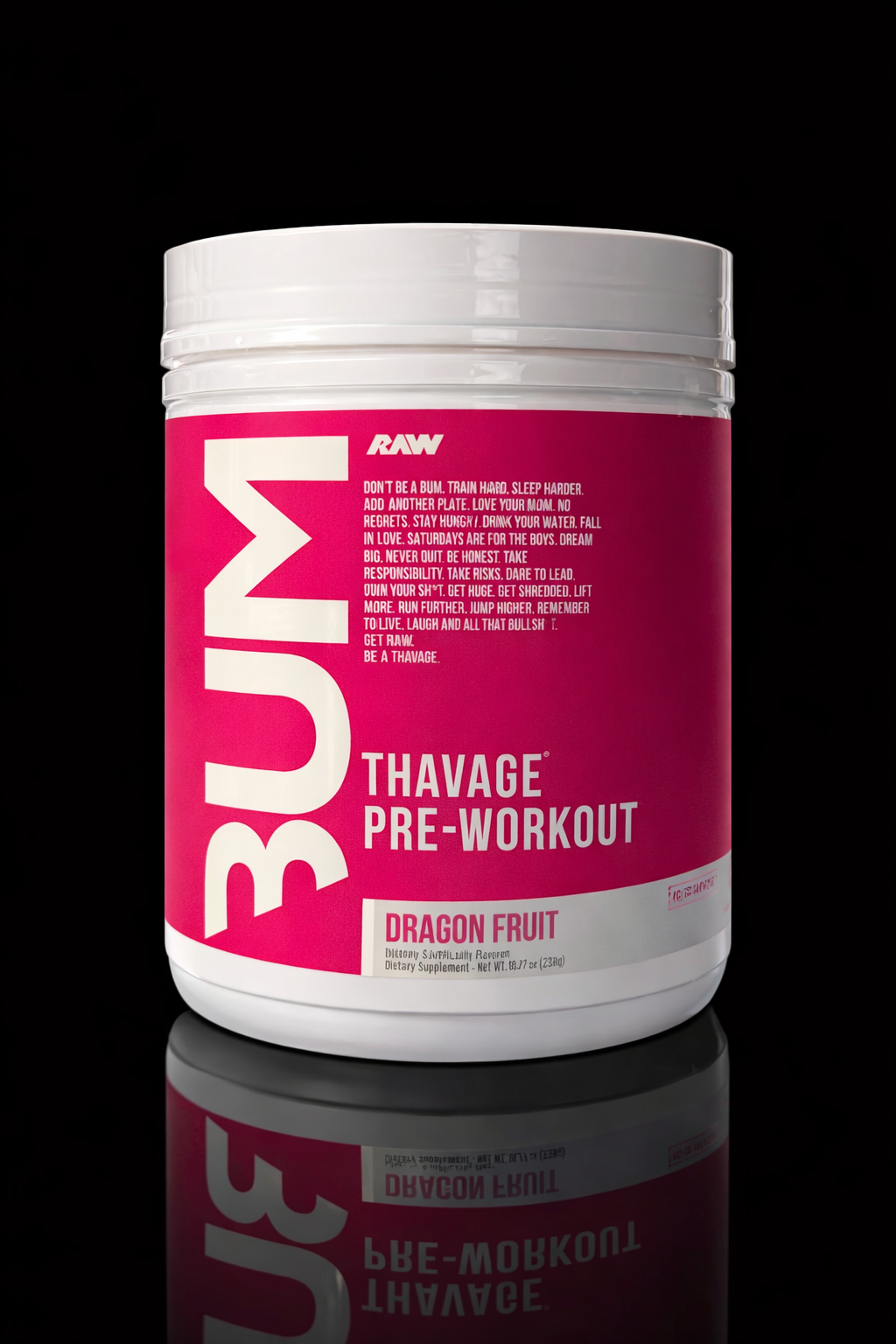 BUM Thavage Pre-Workout – 40 / 20 servicios
