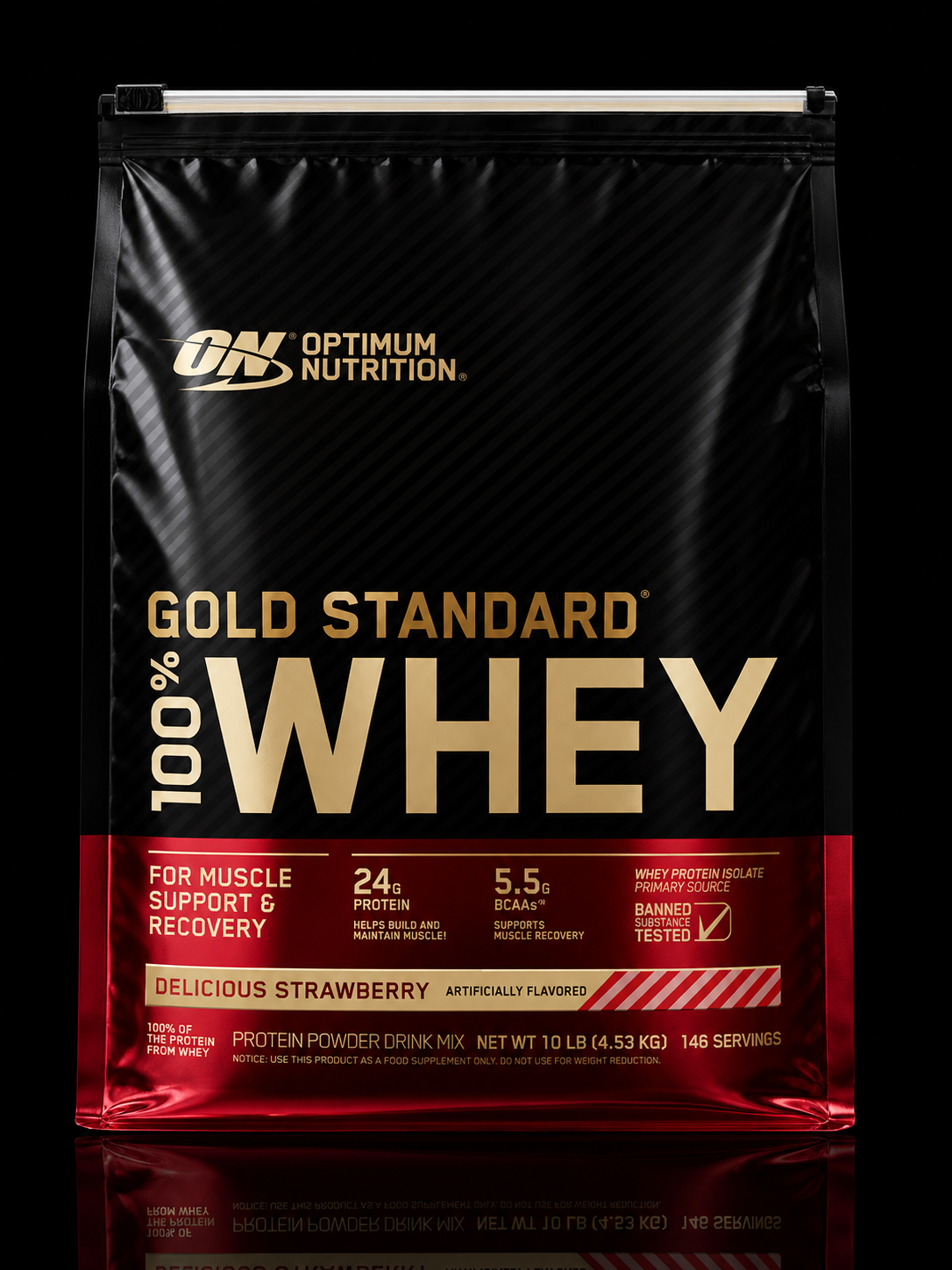 Optimum Nutrition Gold Standard 100% Whey – 10 lb