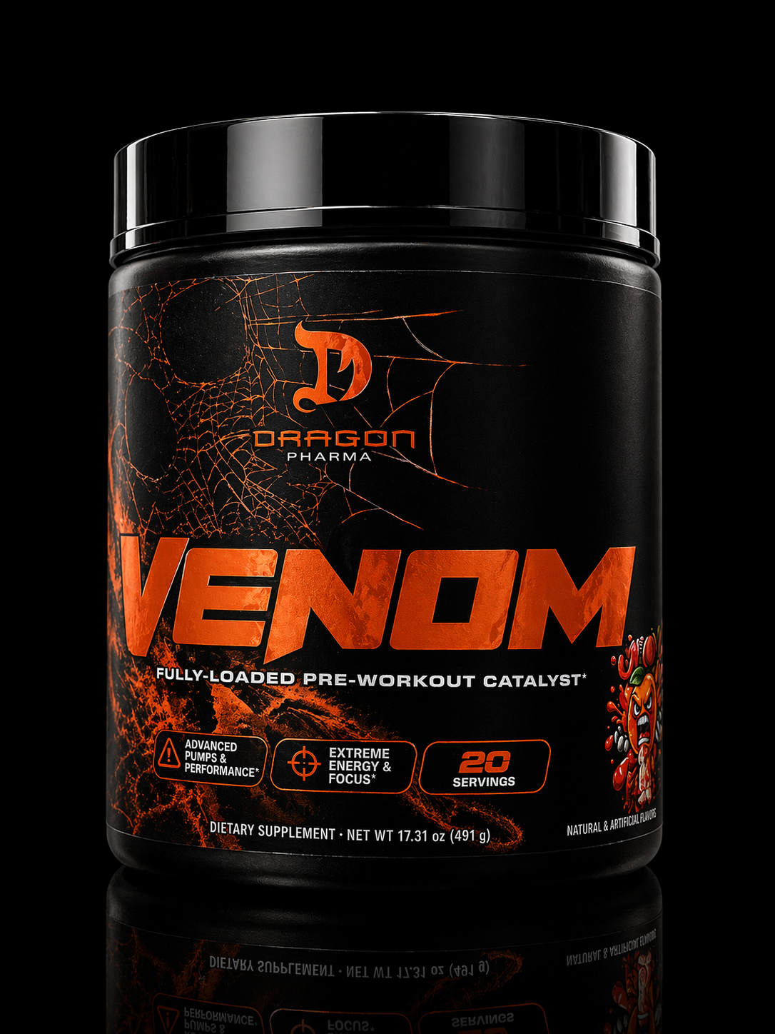 Dragon Venom Pre-Workout 20 servicios