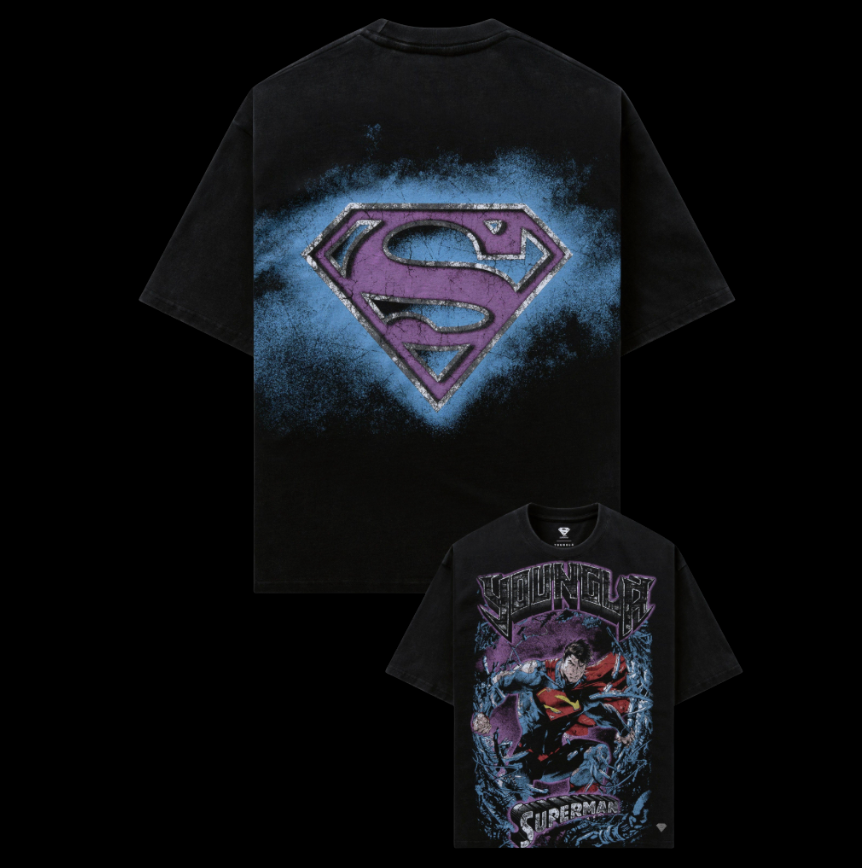 YOUNGLA 4044 - Superman Graphic tees