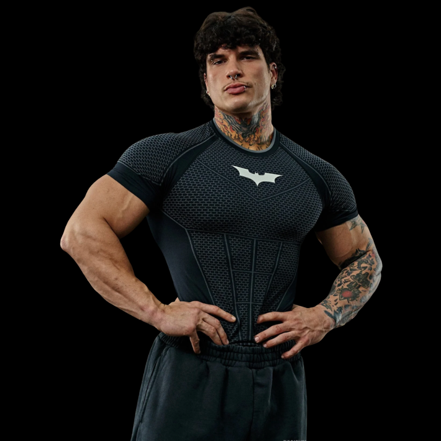 YOUNGLA 4259 - BATMAN COMPRESSION TEES