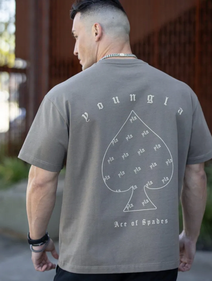 Youngla #4098 - Ace of spades tees