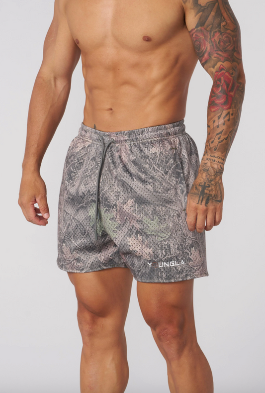 Youngla #1117 - Tree camo short