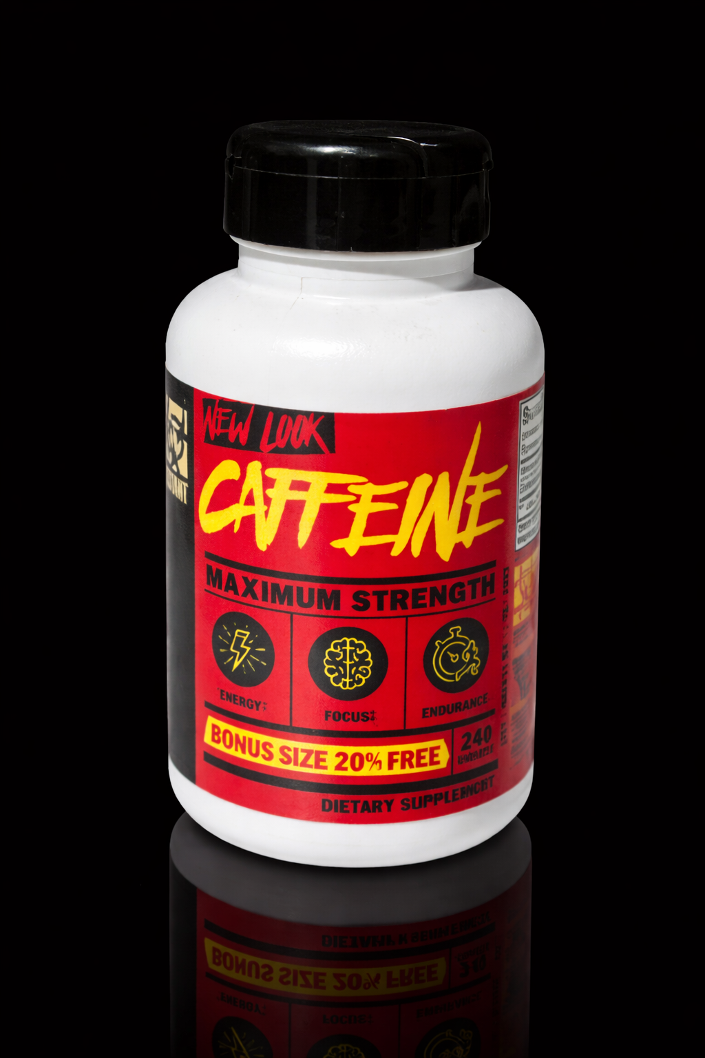 Mutant Caffeine – 240 Tabletas | 200 mg por Tableta