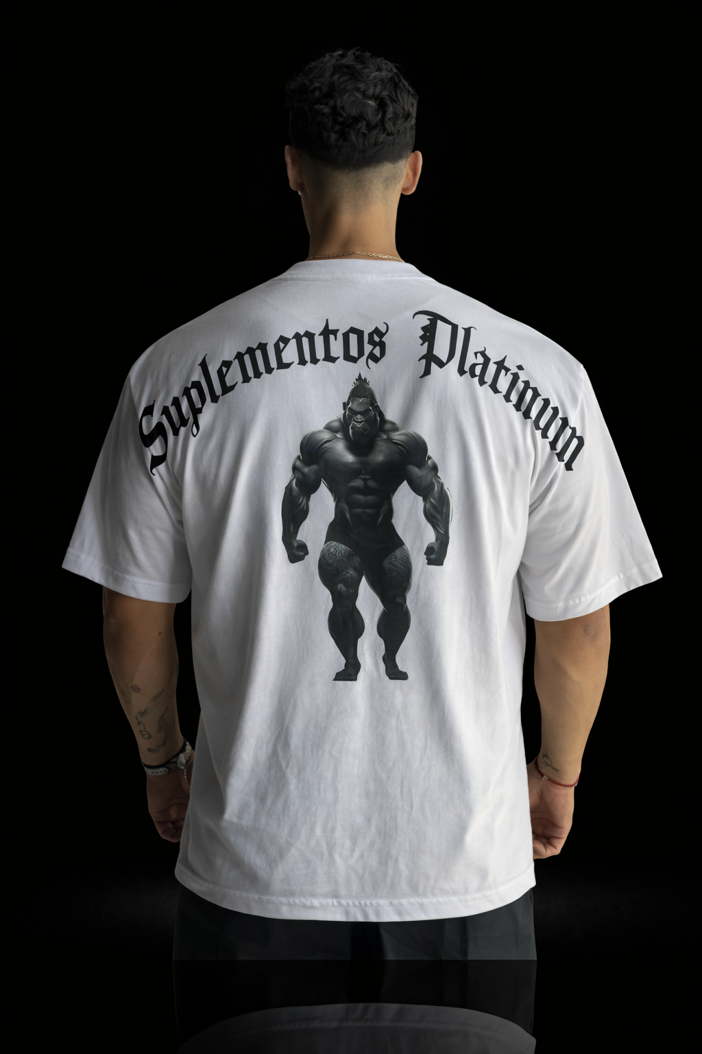 Playera Oversize Suplementos Platinum