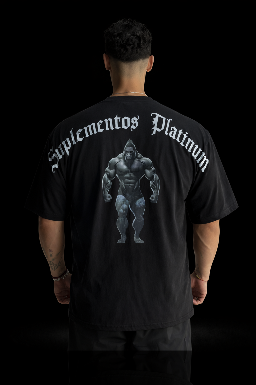 Playera Oversize Suplementos Platinum
