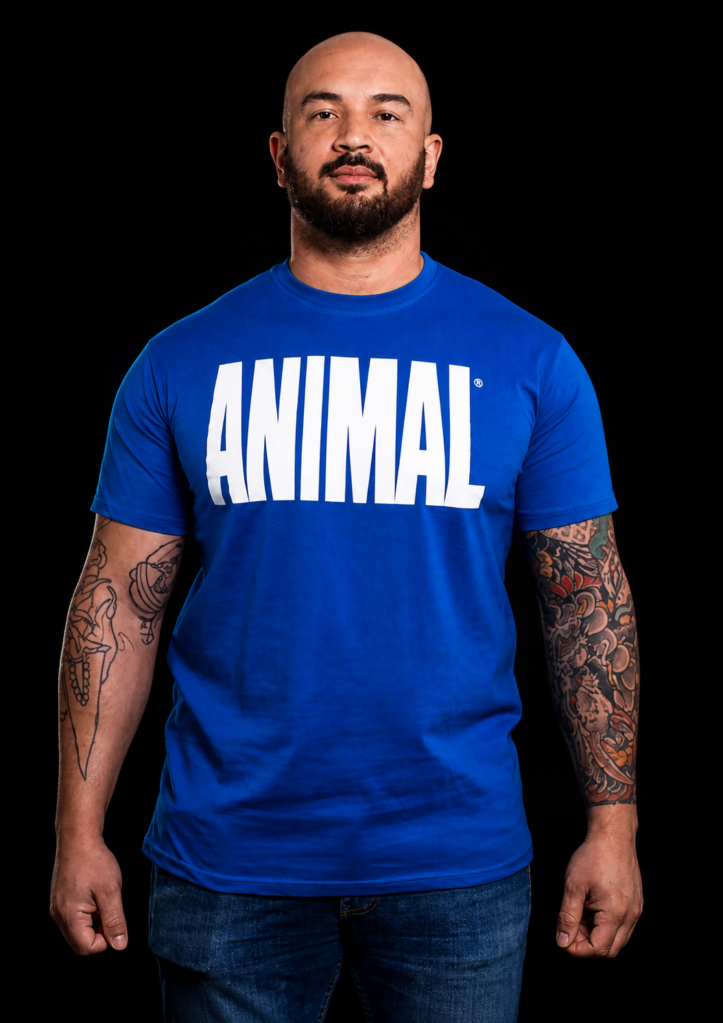 Animal T-Shirt royal blue