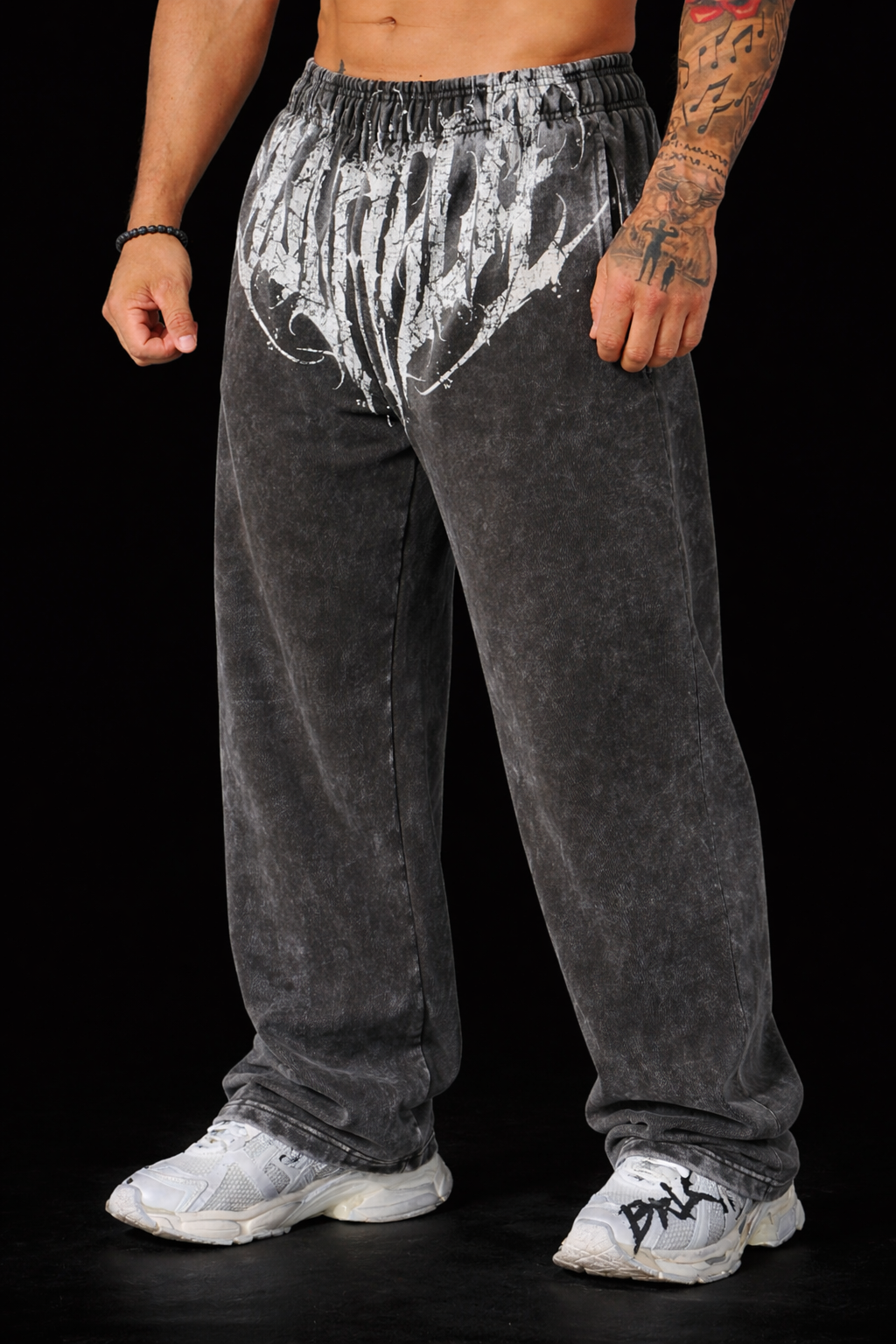 YOUNGLA 2079 - Dark wave joggers