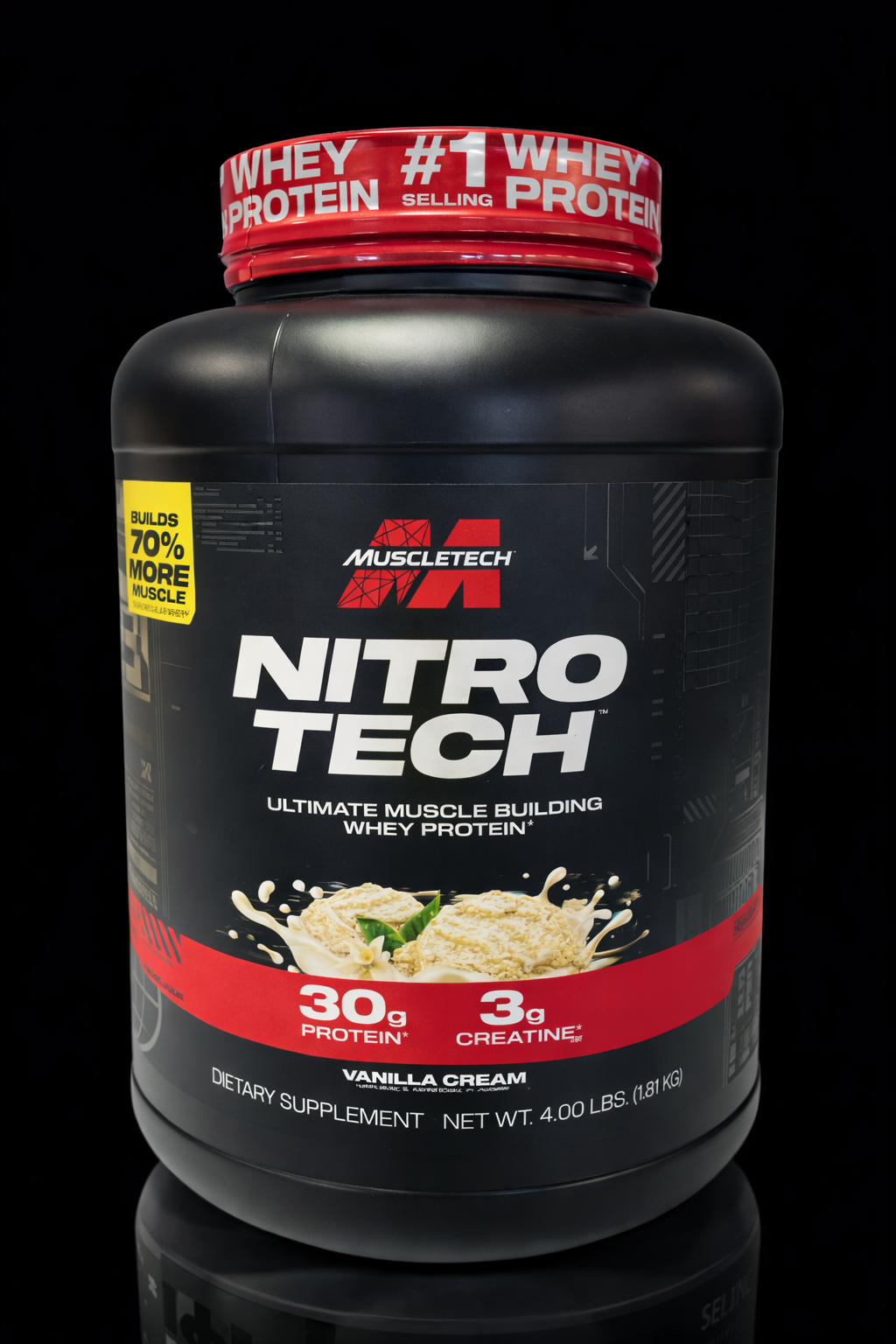 MuscleTech Nitro-Tech Whey – 4 lb