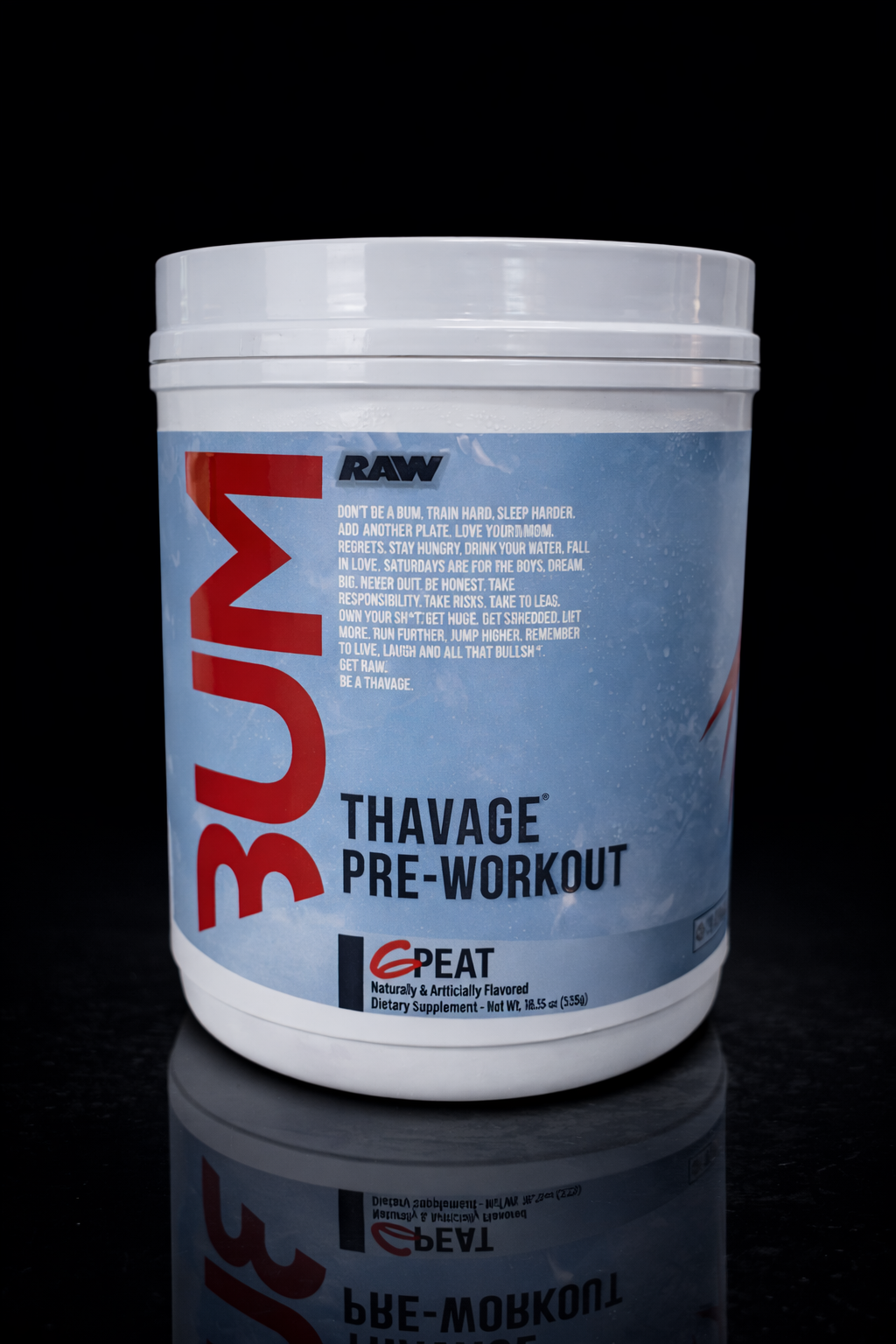 BUM Thavage Pre-Workout – 40 / 20 servicios