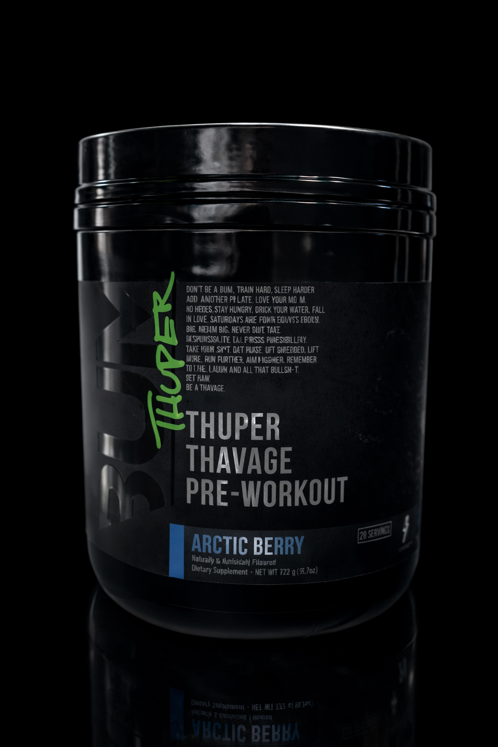 BUM Thuper Thavage Pre-Workout – 20 servicios
