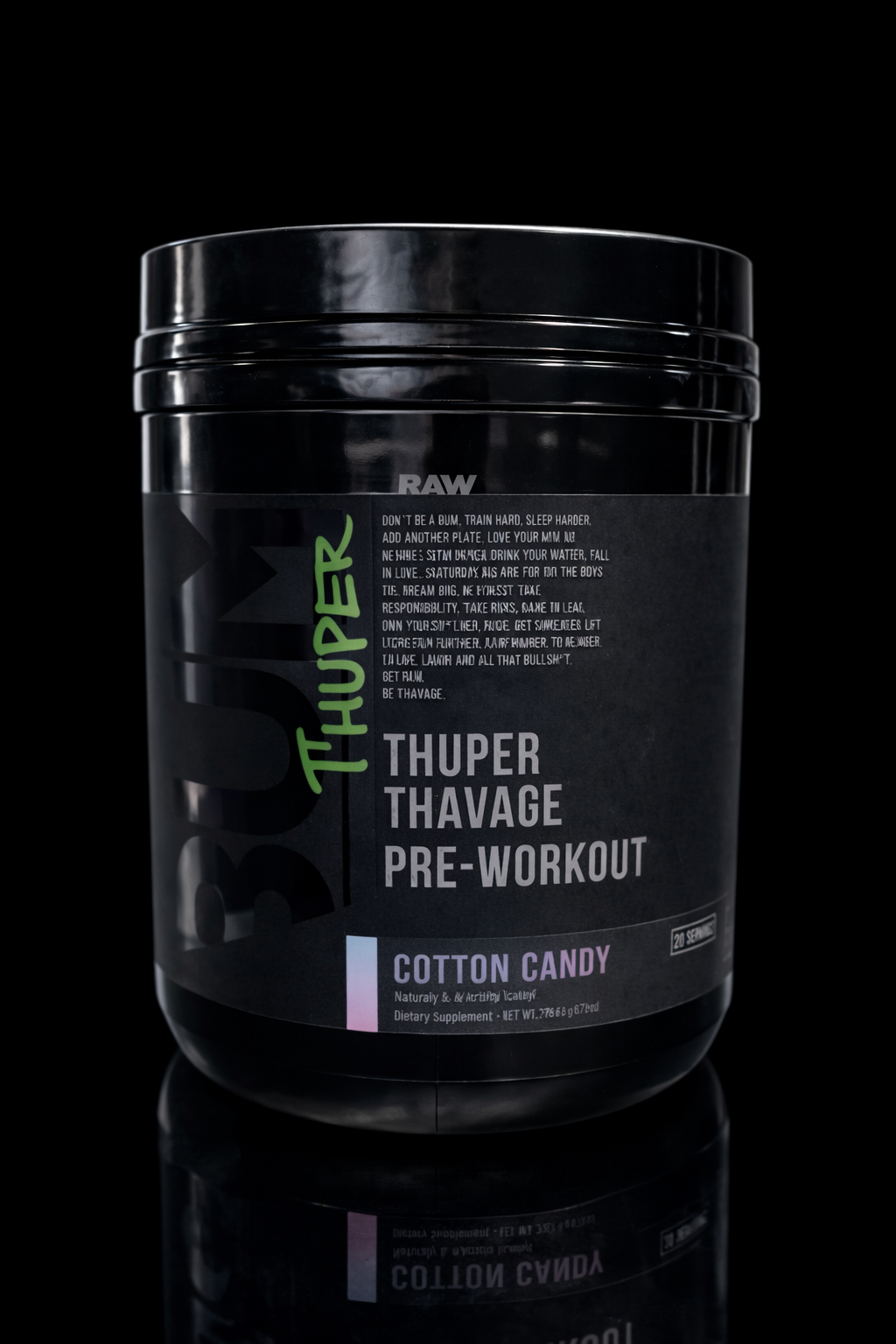 BUM Thuper Thavage Pre-Workout – 20 servicios