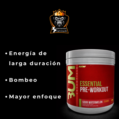 BUM Essential Pre-Workout – 30 servicios