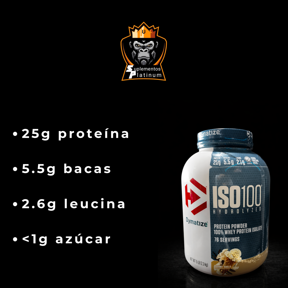 Dymatize ISO100 – 5 lb