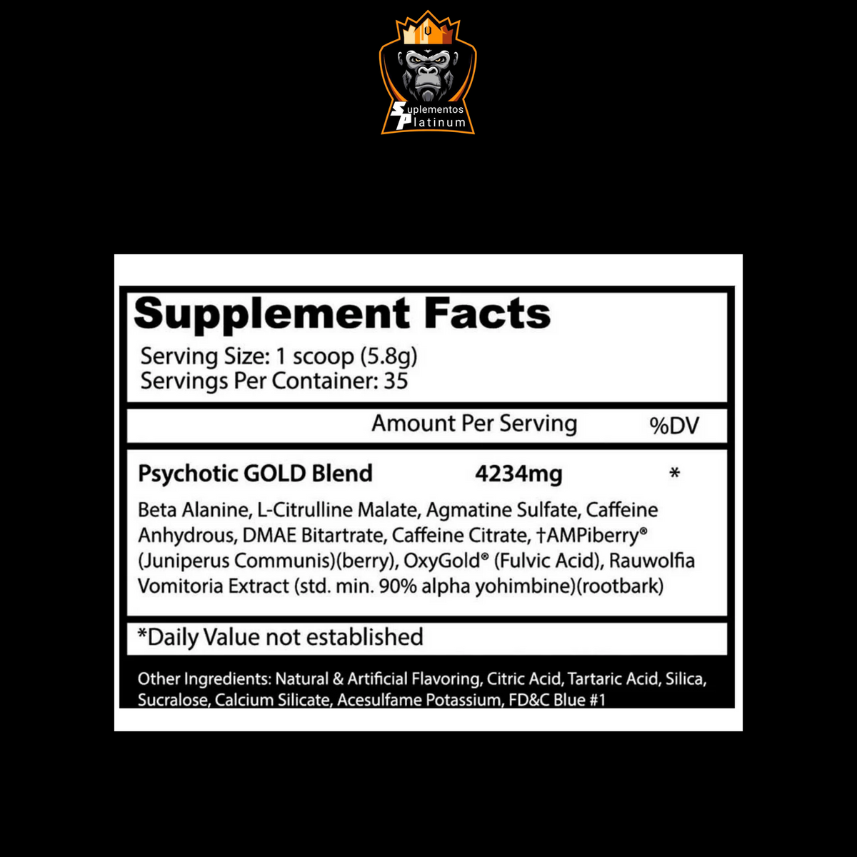 Insane Labz Psychotic Gold – 35 servicios