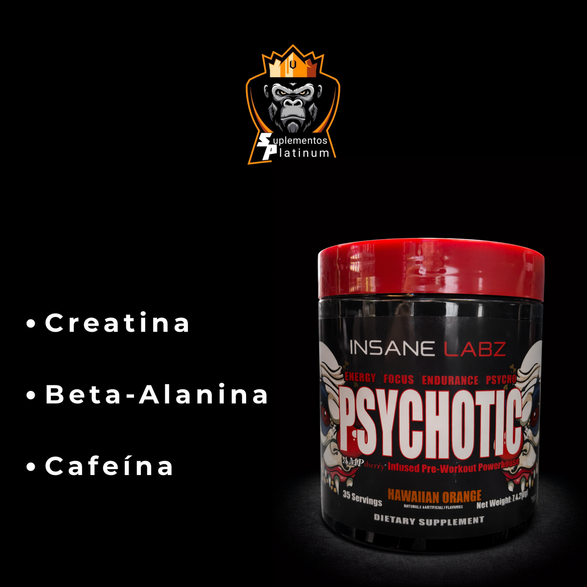 Insane Labz Psychotic (Rojo) – 35 servicios