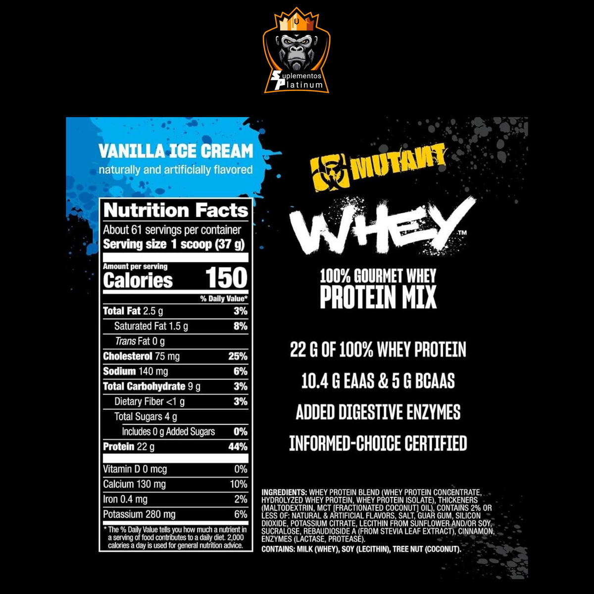 Mutant Whey – 5 lb
