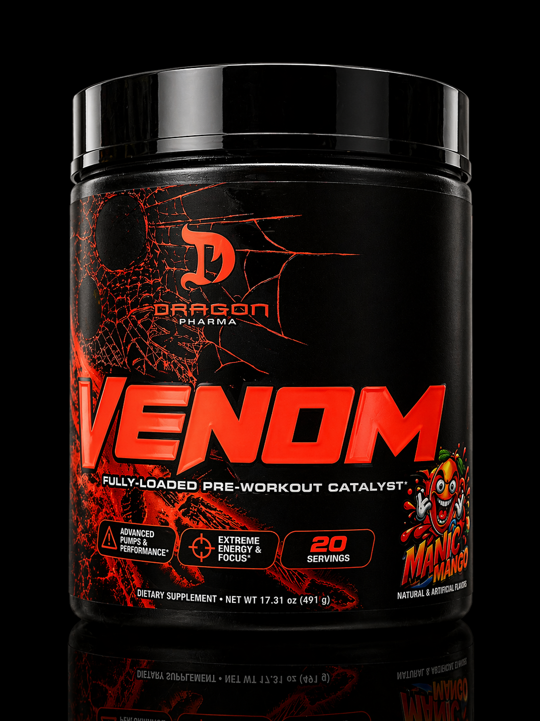 Dragon Venom Pre-Workout 20 servicios