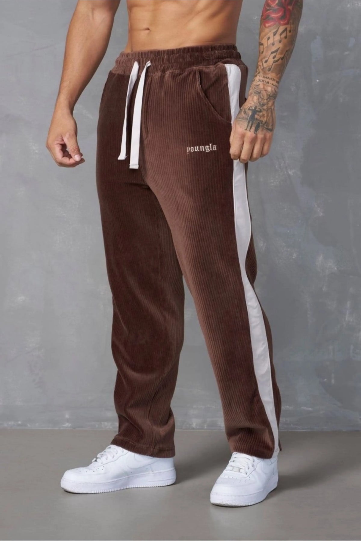 Youngla #221 - Corduroy Men's Jogger Pants